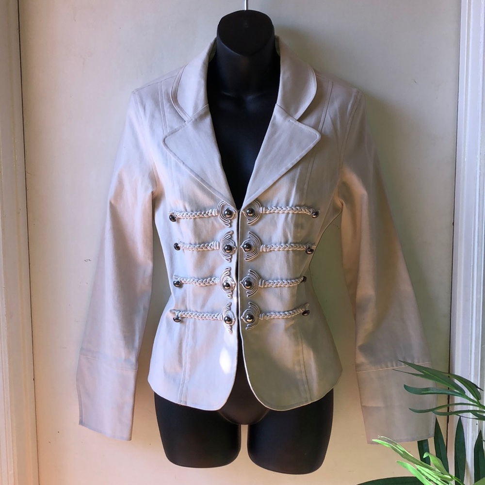 Beautiful cream blazer jacket